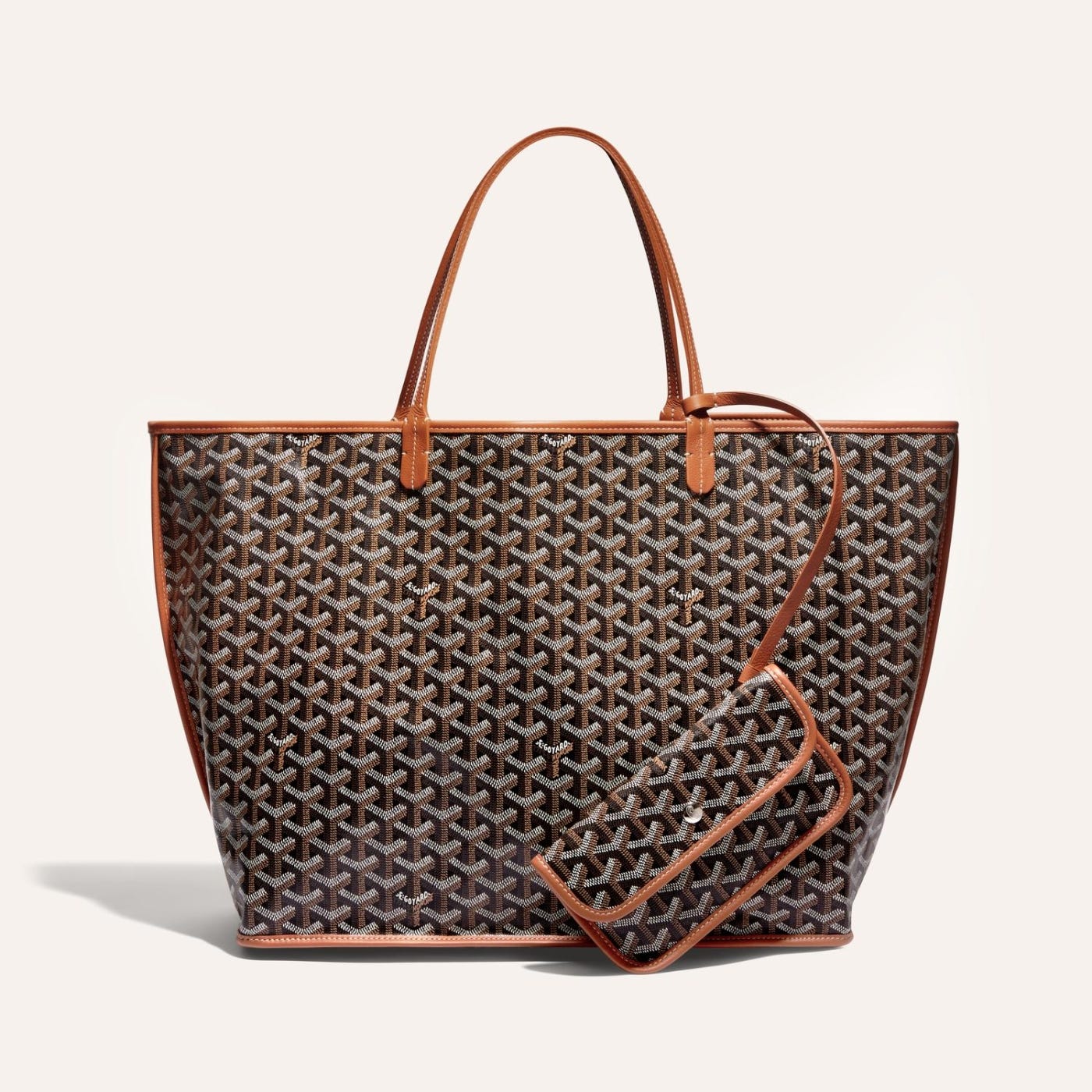 Goyard Anjou GM Tote Bag Brown - Image 2